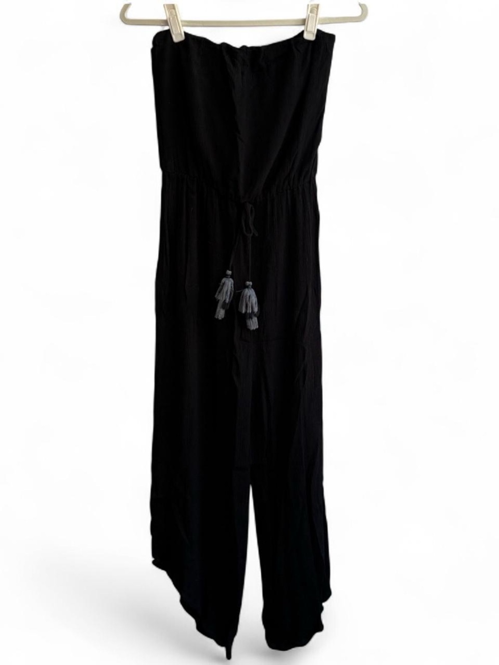 Xhilaration Strapless Black Jumpsuit One Piece Size XS
